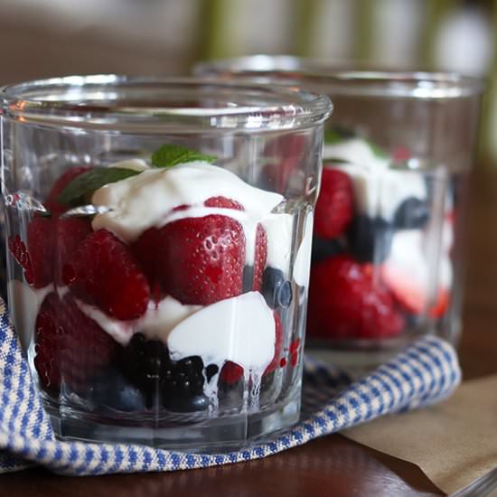 Fruit and Yogurt Parfait - Recipe photo by onehappydish