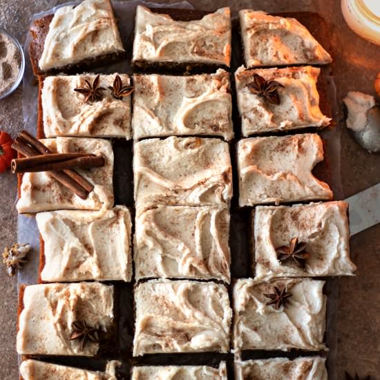 Pumpkin Chai Cake w Brown Butter - Recipe photo by URBANBAKES