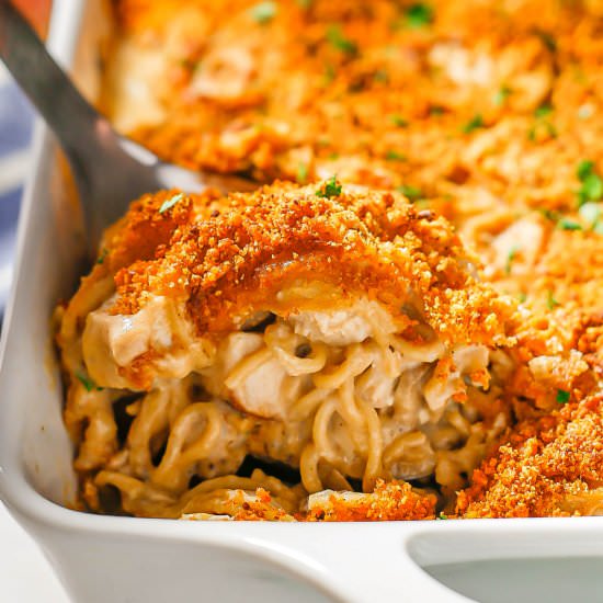 Turkey Tetrazzini - Recipe photo by Family Food on the Table