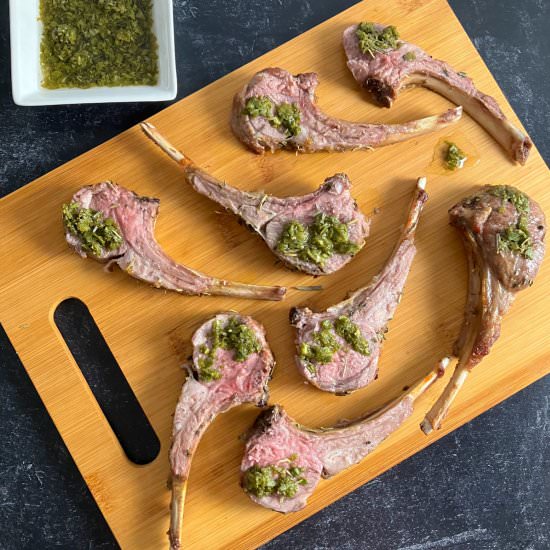 Air Fryer Rack of Lamb - Recipe photo by summeryule.com