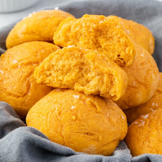 2 Ingredient Sweet Potato Rolls - Recipe photo by stateofdinner