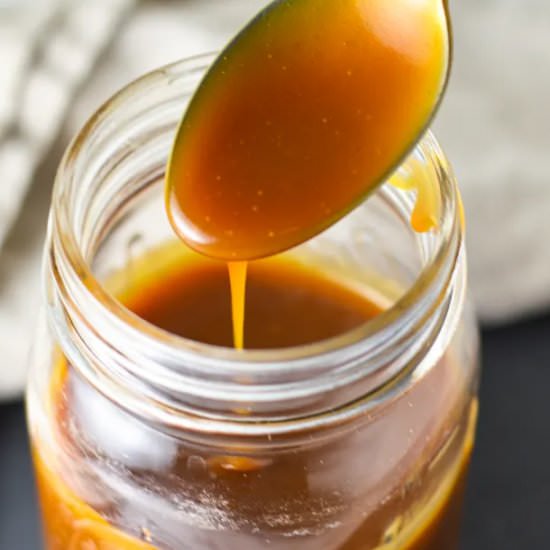 Caramel Sauce - Recipe photo by atasteofmadness