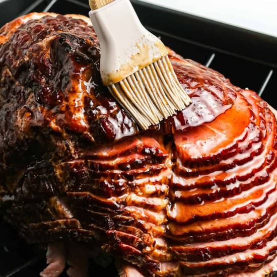 Honey Orange Ham Glaze - Recipe photo by OnMyKidsPlate