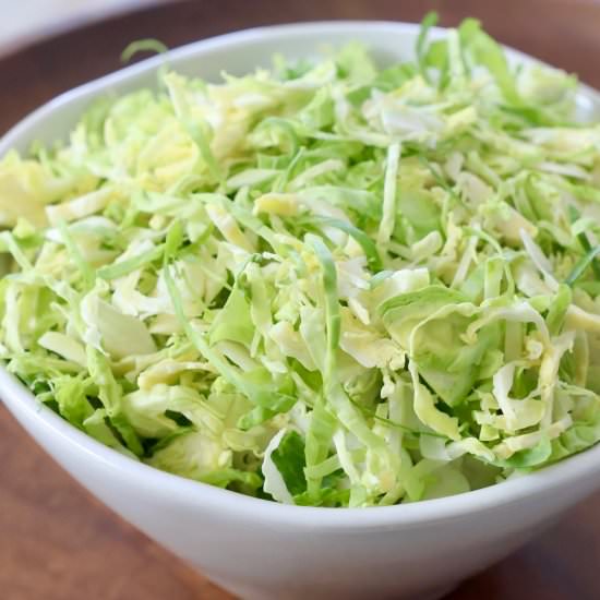 How To Shred Brussels Sprouts - Recipe photo by Whitney Bond