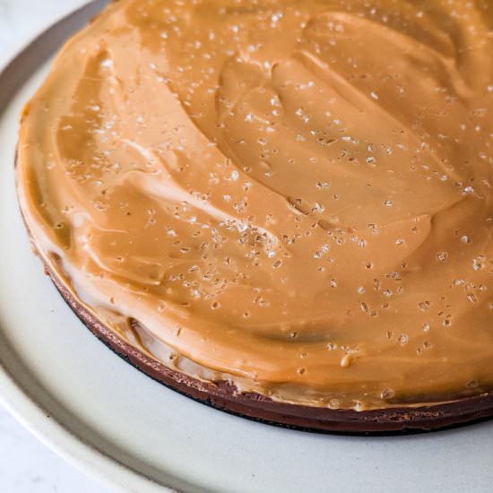 Sea Salt Caramel Chocolate Fudge - Recipe photo by thecandidcooks