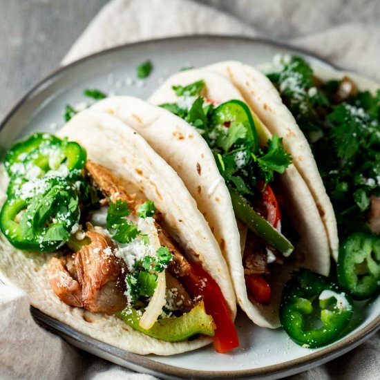 Leftover Turkey Fajitas - Recipe photo by Went Here 8 This