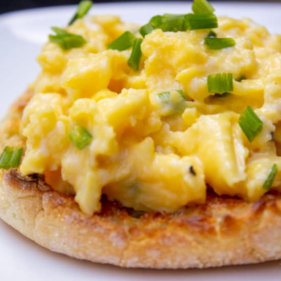 Gordon Ramsay Scrambled Eggs - Recipe photo by Two Kooks In The Kitchen