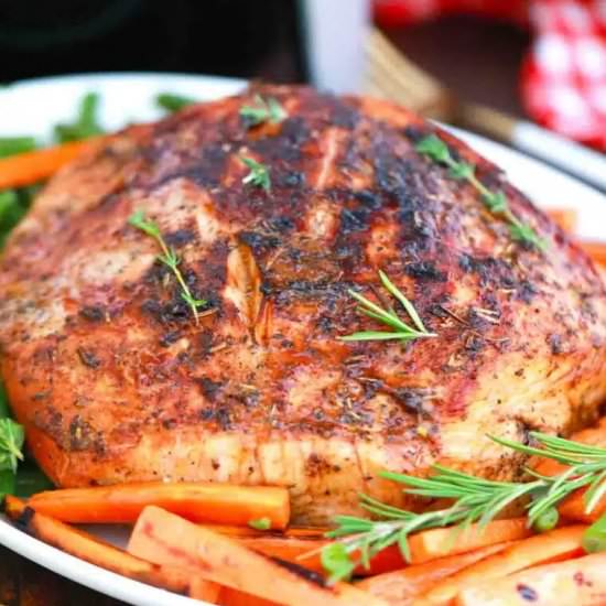 Air Fryer Turkey Breast - Recipe photo by peasandpeonies