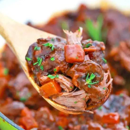Beef and Mushrooms - Recipe photo by peasandpeonies