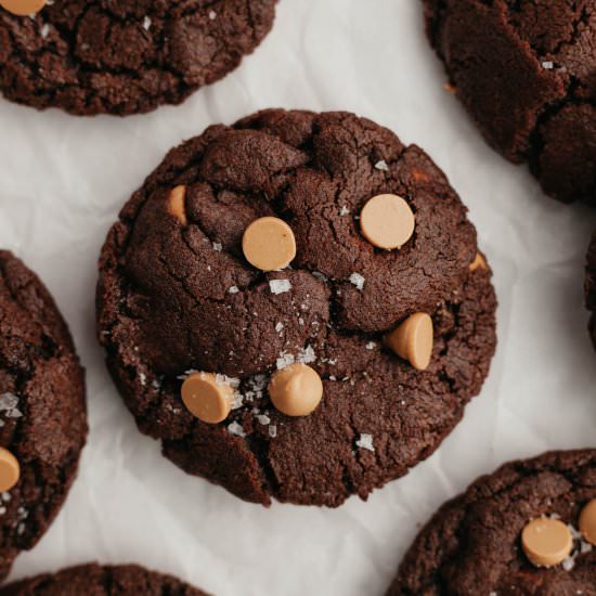 Chocolate Caramel Cookies - Recipe photo by alpineella