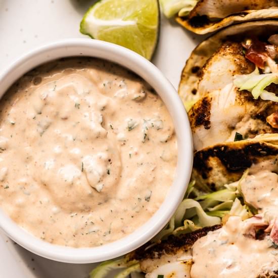 Fish Taco Sauce - Recipe photo by The Endless Meal