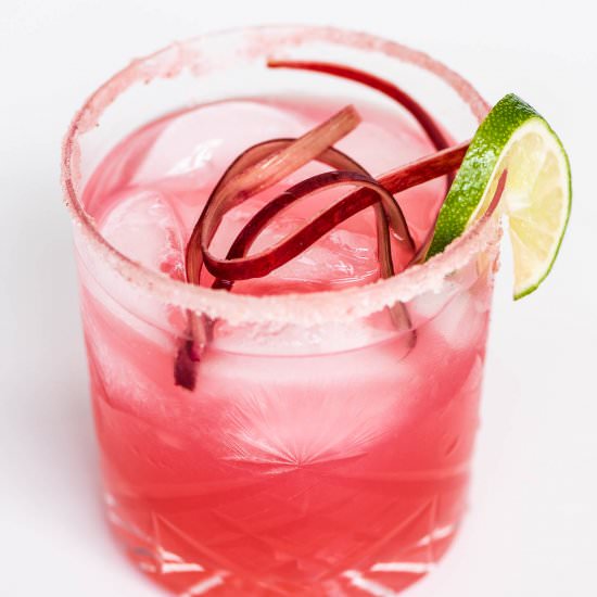 Rhubarb Margarita - Recipe photo by The Endless Meal