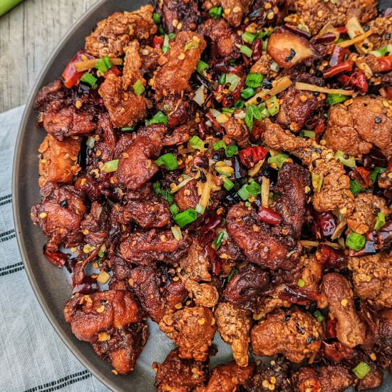 Chongqing Chicken (Sichuan Chicken) - Recipe photo by www.jamilghar.com