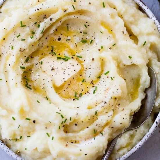 Garlic Mashed Potatoes - Recipe photo by Skinnytaste
