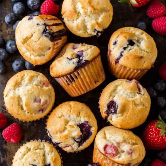 Blueberry Muffin Strawberry Shortcake - Recipe photo by Mytastybuds