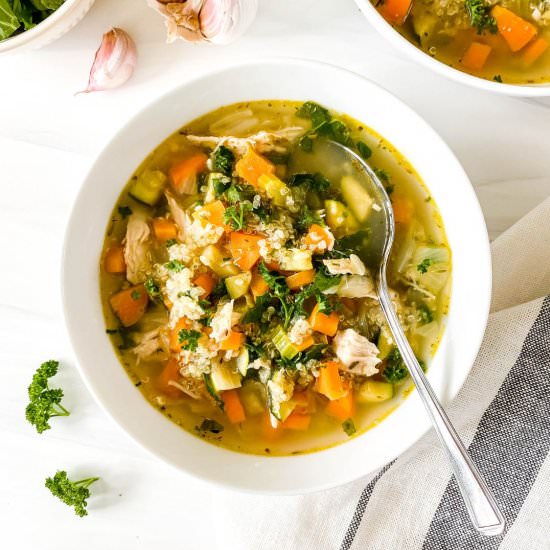 Turkey Quinoa Soup - Recipe photo by Low Histamine Kitchen