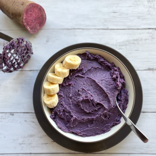 Mashed Purple Sweet Potatoes - Recipe photo by uglyducklingbakery