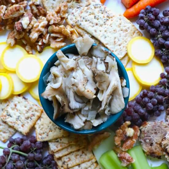 Pickled Maitake Mushrooms - Recipe photo by veryveganval