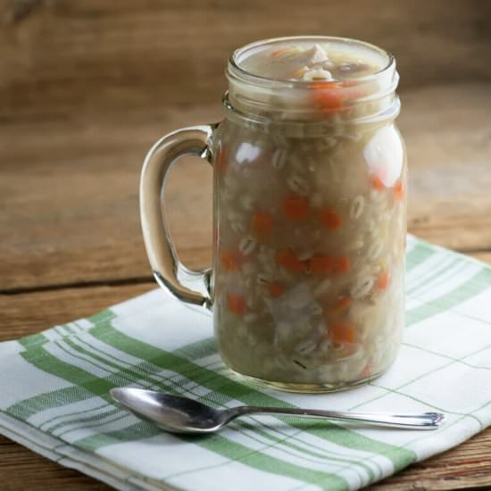 Leftover Turkey Soup! - Recipe photo by Framed Cooks