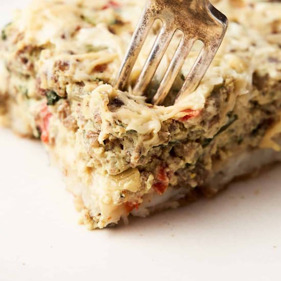 Easy Breakfast Casserole - Recipe photo by brokebankvegan