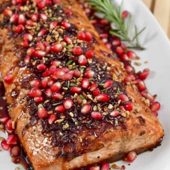 Holiday Baked Salmon - Recipe photo by WillCookForSmiles
