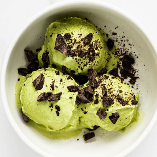 Matcha Ice Cream - Recipe photo by The Endless Meal