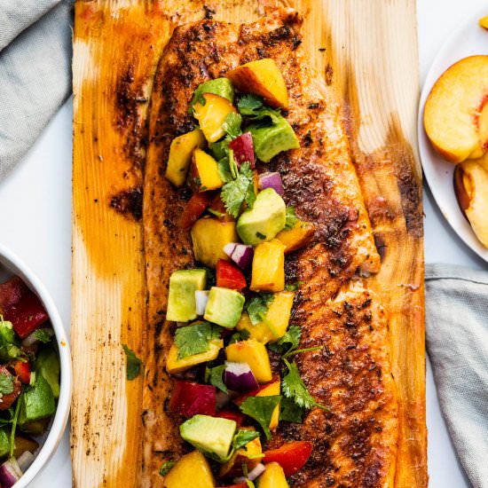 Cedar Plank Salmon - Recipe photo by The Endless Meal