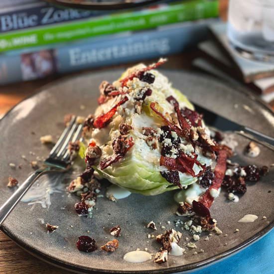 Crispy Salami Wedge Salad - Recipe photo by freebelly