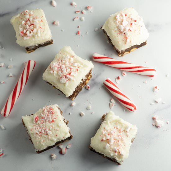 Peppermint Brownies! - Recipe photo by Framed Cooks