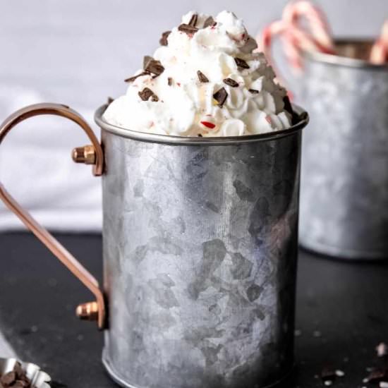 Homemade Peppermint Mocha Recipe - Recipe photo by wholefully