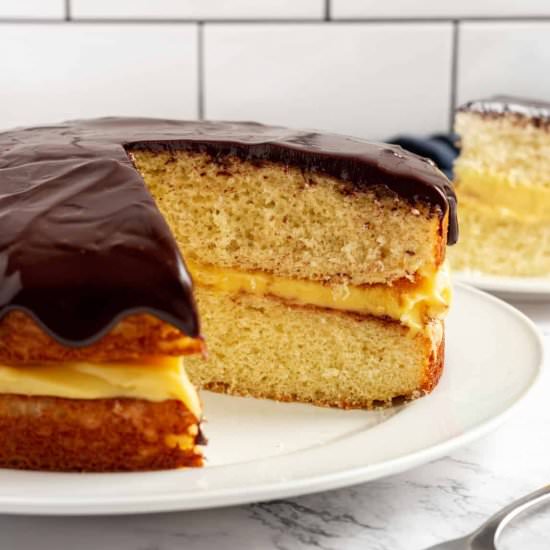 Boston Cream Pie (Boxed Cake Mix) - Recipe photo by AllThingsMamma