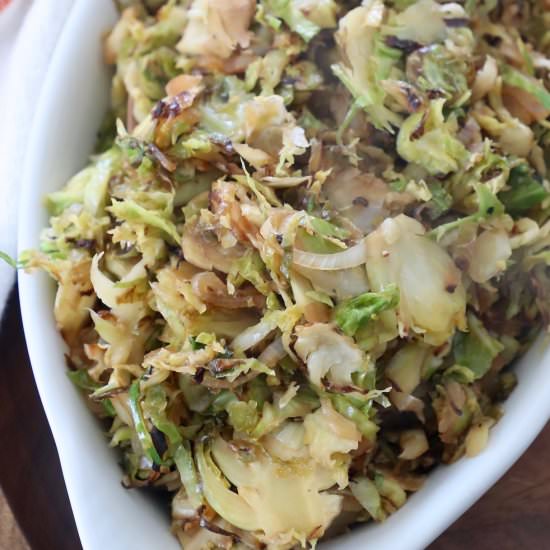 Shredded Brussels Sprouts - Recipe photo by Whitney Bond