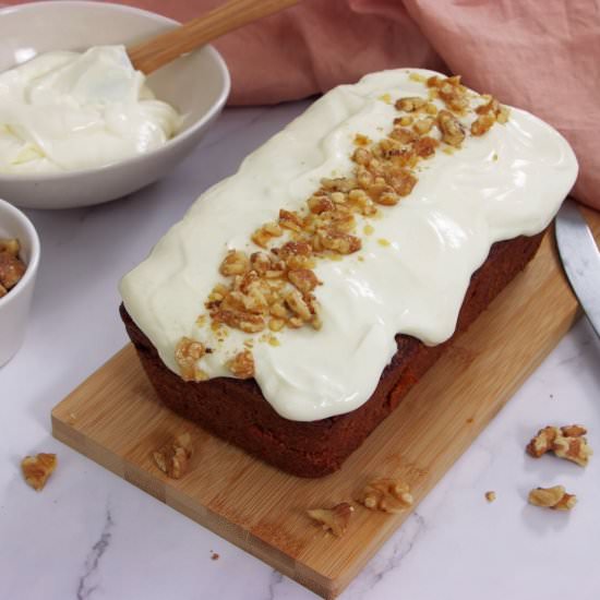 Carrot Cake with Yogurt Cream - Recipe photo by fooodlove
