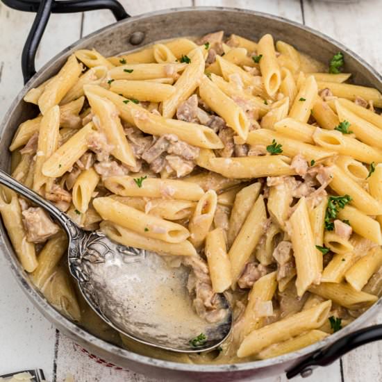 One Pot Turkey Pasta - Recipe photo by thecaglediaries