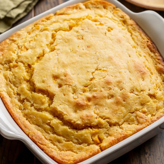 Homemade Corn Pudding from Scratch - Recipe photo by Savingroomfordessert