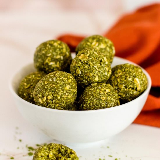 Matcha Balls - Recipe photo by amykatz
