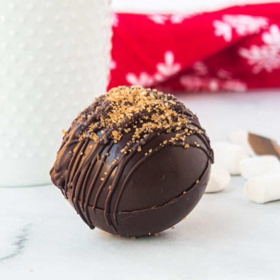 Dairy-Free Hot Chocolate Bombs - Recipe photo by OnMyKidsPlate