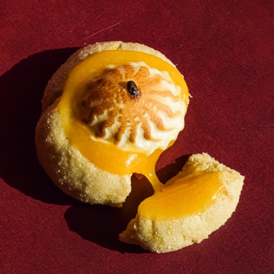 Lemon thumbprint cookies - Recipe photo by Annikaeats