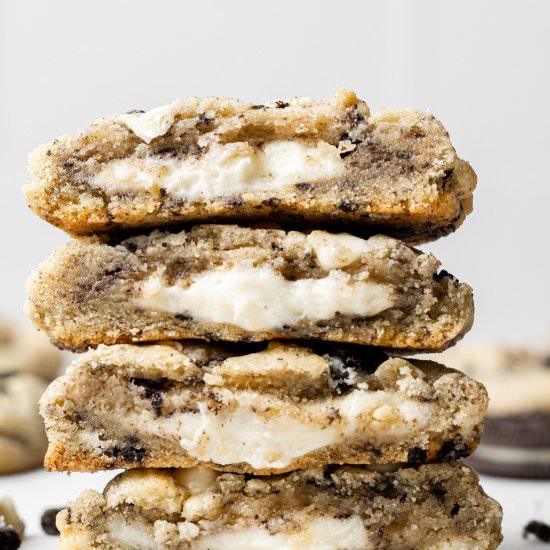 Oreo Cheesecake Cookies - Recipe photo by cookiedoughdiaries