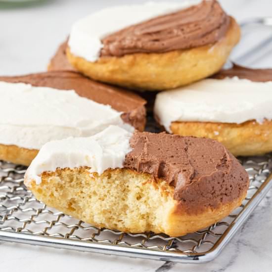 Half Moon Cookies - Recipe photo by stateofdinner