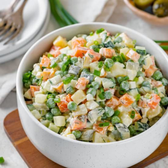 Simple and Classic Olivier Salad - Recipe photo by allweeat
