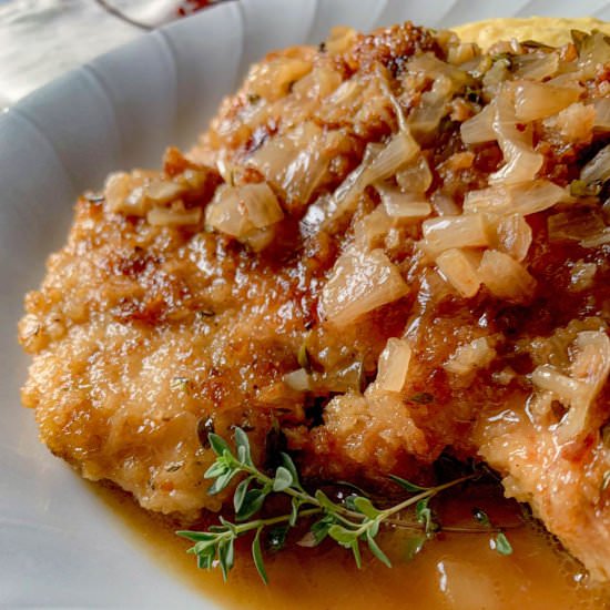 Sautéed Chicken Shallot and Cider - Recipe photo by NotEntirelyAverage