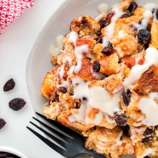 Bread Pudding Recipe: Rum & Raisin - Recipe photo by noshingwiththenolands