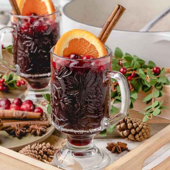 Non Alcoholic Mulled Wine - Recipe photo by Entirely Elizabeth