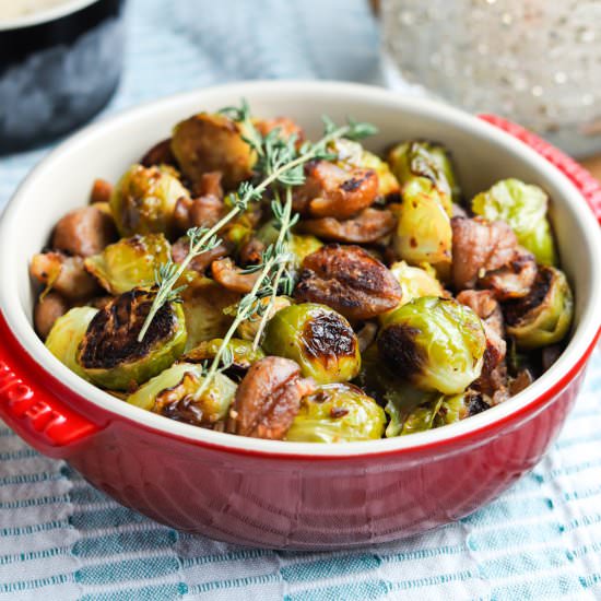 Smoky Roast Brussels Sprouts - Recipe photo by Cooking With Camilla