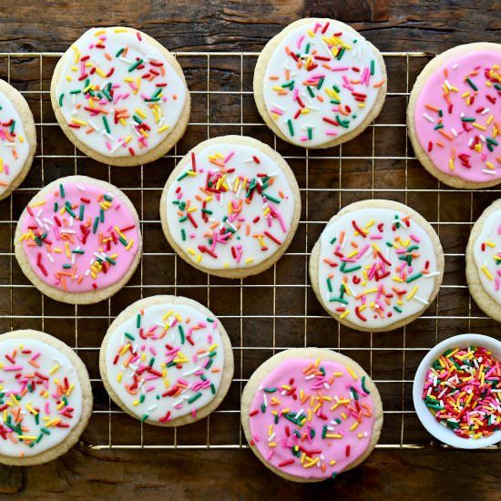 The Best Sugar Cookie Icing - Recipe photo by justataste
