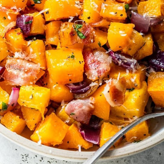 Roasted Butternut Squash with Onions - Recipe photo by Skinnytaste
