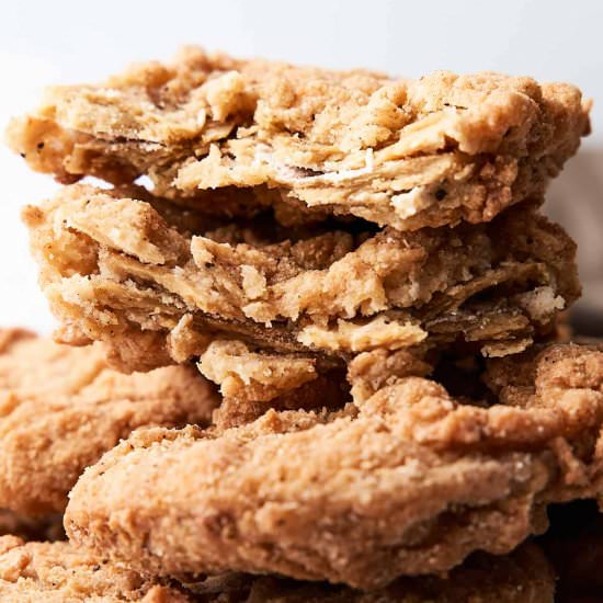 vegan fried chicken - Recipe photo by brokebankvegan