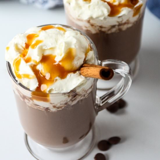 RumChata Hot Chocolate - Recipe photo by the food blog