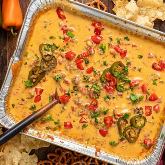 Smoked Queso - Recipe photo by The Slow Roasted Italian